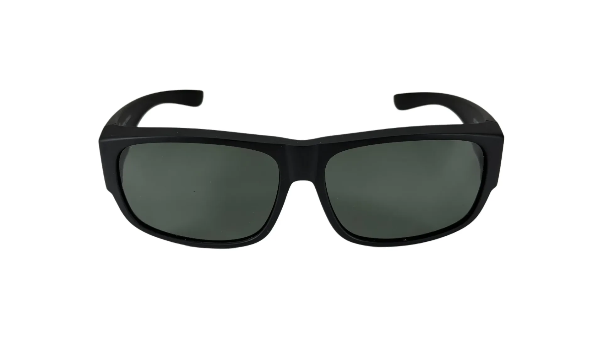 [SGL.PO2.HF2.Black.Green] Kính râm đeo ngoài kính cận (Đen, Xanh lá)